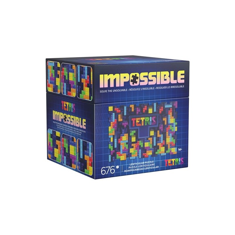 Spin Master Games, Rompecabezas irrealizable de Tetris, Rompecabezas lenticular de
