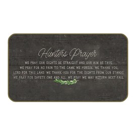 UINHMOP 17''x30'' Hunter's Prayer Vintage Welcome Decorative Doormat, Inspirational Quotes Farmhouse Rustic Style Floor Mats,Farmhouse Decor for Home Bedroom Living Room Kitchen Bathroom Hunting Cabin