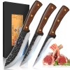 Kitchen Knives 3 Pieces Sharp Boning Knife Set Chef Knives