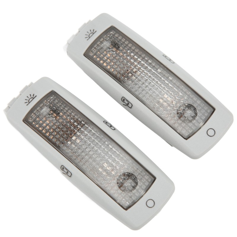 2pcs Rear Reading Dome Light 3B0947291 Gray Shell High Brightness