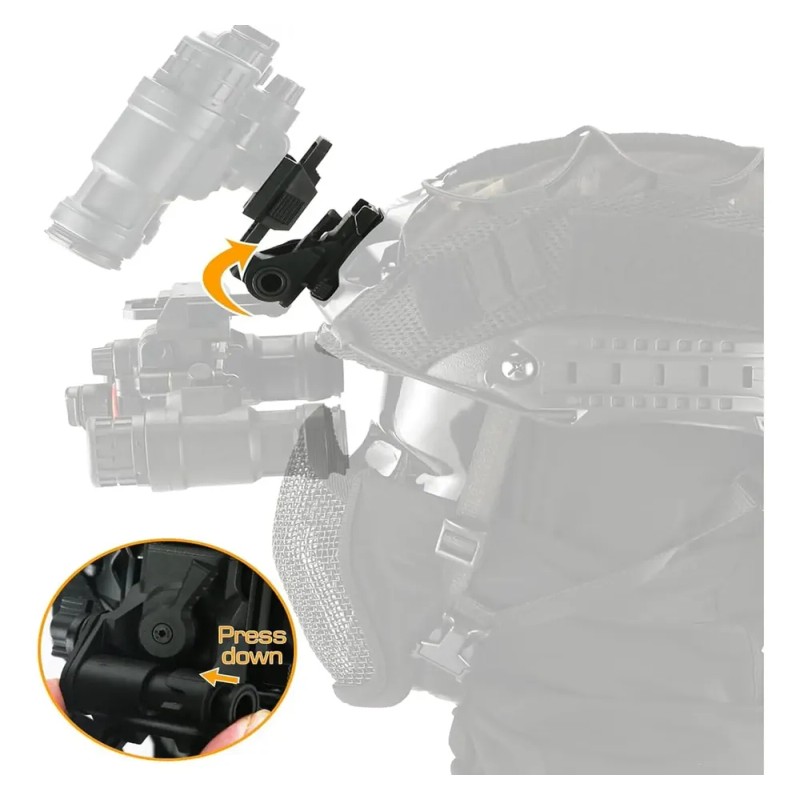 Lpoip Night Vision Mount, Nvg Tactical Helmet Mount, L4g24 N