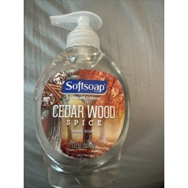 SOFTSOAP CEDAR WOOD SPICE  Hand Soap 7.5 Oz Pump. HEIRLOOM COLLECTION.