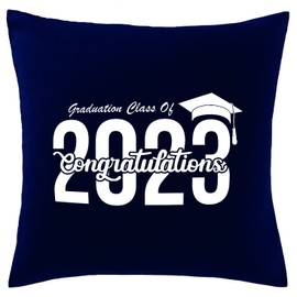 Hippowarehouse congratulations graduate 2023 Printed bedroom accessory cushion cover case 41x41cm