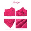 Luranee Womens Long Sleeve Tunic Tops Turtle Neck Sweater Light