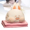 Stuffed Animals Travel Blanket Pillow Set Soft Plush Hugging Pillow