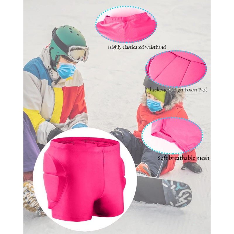 Reomoto Kids Hip Protection Pads Shorts Skiing Skating Snowboard Hip