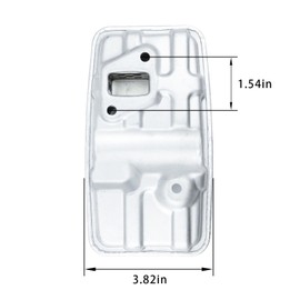 KELKONG 585044201 Muffler Assembly for Husqvarna 570BFS 570BTS 580BFS 580BTS Backpack Blower Replacement for Redmax EBZ7500 EBZ8500 Backpack Leaf Blowers Muffler Assy