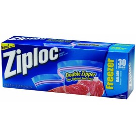 Ziploc CB003823 2.7 mil One gallon Freezer Bag (Case of 270)