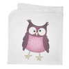 Azeeda 'Goofy Owl' Cotton Baby Blanket/Shawl (BY00040802)