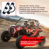 RDFUN Roll Bar Grab Handles for UTV&ATV,Hand Holds fits 1.5-2”Roll