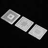 BGA Stencils, 33 Pieces IC Chip BGA Rebaling Stencil Kit