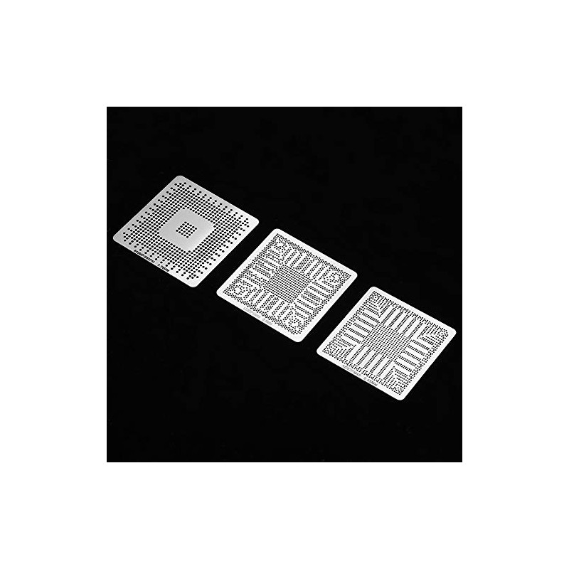BGA Stencils, 33 Pieces IC Chip BGA Rebaling Stencil Kit