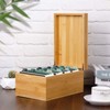 MaxGear Index Card Holder, 4 x 6Inch Wooden Business Card
