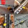 Mounting clips for quick plaster profile 23 mm with impact