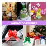 Q Moños De Regalo Grandes Metálicos Con Listón Mágico 200