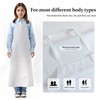 Heavy-Duty White Rubber Vinyl PVC Apron for Food Processing -