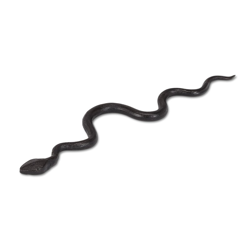 Abbott Collection Squirming Snake - Cast Iron, Black (14.5" L)