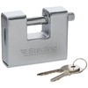 Sterling ASP181 81mm Armoured Steel Padlocks, Grey