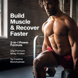 Muscletech Whey Protein Powder (Strawberry, 4 Pound) - Nitro-Tech Ultimate Muscle Building Formula with Whey Protein Isolate - 30g of Protein, 3g of Creatine & 6.8g of BCAA - Packaging May Vary