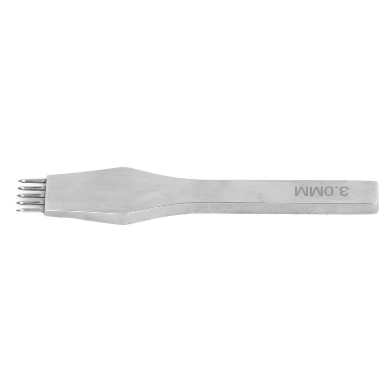 Leather Pricking Iron High Speed Steel Mirror Polished Round Cutting