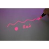 DirectGlow Invisible UV Blacklight Reactive Pen Ink Marker (Red, 1