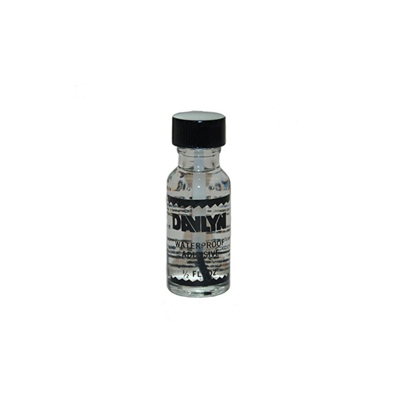 Davlyn Black Waterproof Adhesive for Wig and Toupee, Clear Liquid