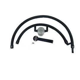 J&L Oil Separator Co. 3.0 Oil Separator Compatible with 2009-2018 Ram 1500 5.7L; 2019-2021 Ram 1500 "Classic 5.7L (Silver)