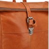 Gusti Valja Leather Backpack for Men and Women, Rolltop Laptop