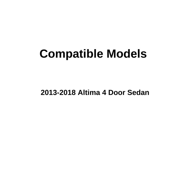 NAGD Fits 2013-2018 Nissan Altima Sedan Driver Side Left Front