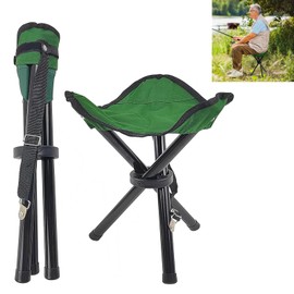 Travel Folding Camping Stool, (Sol·d by→Cenbee) Use Height 14" and Max Weight 300 lbs Outdoor Portable Party Chair Fishing Chair Seat for Camping Fishing Hiking Gardening and Beach Painting