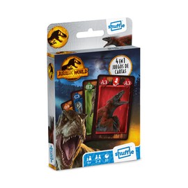 Shuffle Jurassic World Children's Card Game for Boys and Girls from 4 Years
