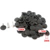 100 Pcs Black Screw Caps Phillips Screw Cap Anti Rust