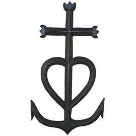udc Ambiente Camargue Cross 15cm - Antique Cast Iron
