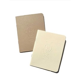 Embossed Vow Books, His & Her Unisex, Vow Renwal, Bride & Groom, Wedding Vow Books, Couples Books, Handmade Modern Books (Stone & Warm Cream)