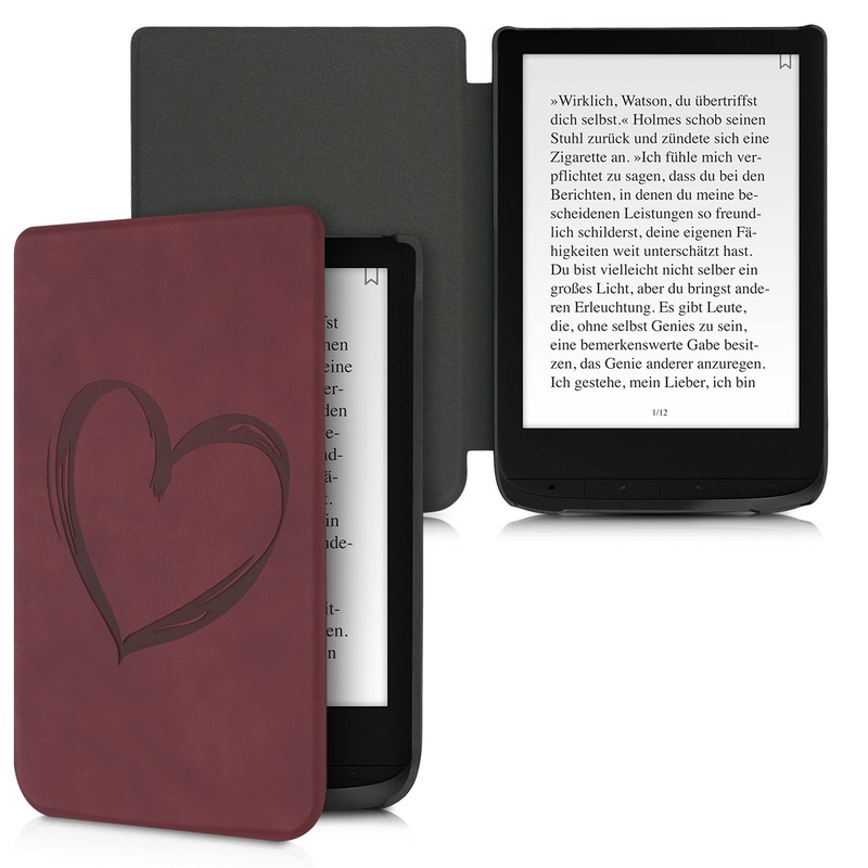 kwmobile Case Compatible with Pocketbook Touch Lux 4/5/Touch HD 3/Color