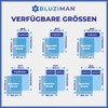 BLUZIMAN® - Fitted Sheet 135 x 200 400 Thread Count,