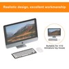 Unbranded 1:6/1:12 Dollhouse Miniature 3Pc Set Desktop Computer Keyboard Mouse
