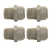 1/2" NPTF Thread to 1/2" Push Fit Connection Piece -