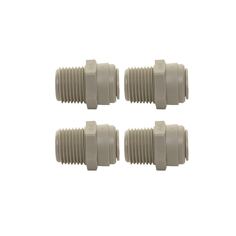 1/2" NPTF Thread to 1/2" Push Fit Connection Piece -