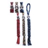 AOHOCA 3pcs Knife Paracord Lanyard Ropes with Alloy Skull and