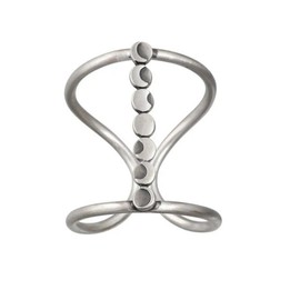 Sterling Silver Moon Phase Ring for Women, Simple Midi Rings, Splint Knuckle Ring, Thumb Ring, Statement Ring, Mothers Ring Gift