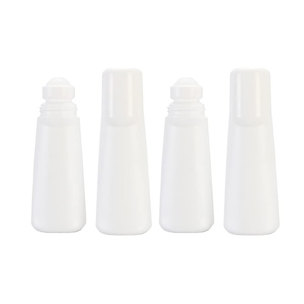 ccHuDE 3 Pcs 100ml Plastic Roll on Bottles Empty Refillable Roller Bottle Essential Oil Rollerball Bottles Deodorant Containers for Perfume Cosmetics