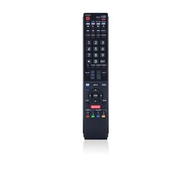 JISOWA Replacement Remote Control Universal for Sharp LCD LED Aquos 3D 4K Ultra Smart HD TV RRMC GB005WJSA GB105WJSA GA935WJSA GA890WJSA LC-60LE650U LC-60LE832U LC-70LE632U LC-80LE650U LC-80LE844U