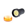 sourcing map 5Pcs Yellow Indicator Light AC/DC 24V, 22mm Panel
