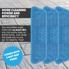 3Pack Cinch Mop Replacement Heads, Microfiber Mops for Floor Cleaning.
