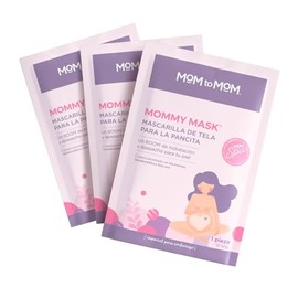 MOM to MOM KIT MOMMY MASK Mascarilla en tela para la pancita (3 pzas)