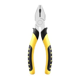 Decohomeforu 7.48 Inch Lineman's Pliers with Side Cutters, Nickel Chromium Steel Construction with Professional Rubber Handle, Wire Cutter Pliers Side Cutter Linemans Pliers for Electricians and Homes