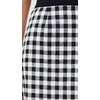 WAYF Women's Gracie Gingham Mini Skirt, Black Gingham, M