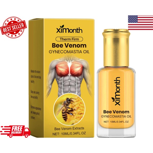 jeosisy Thermo Firm Bee Venom Oil for Chest Muscles, 2025
