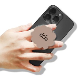 On The Grip Magnetic Emotions Characters Expandable Collapsible Mobile Phone Grip Stand Holder for Smartphone Tablet Cell Phone Accessory (Anxiety)